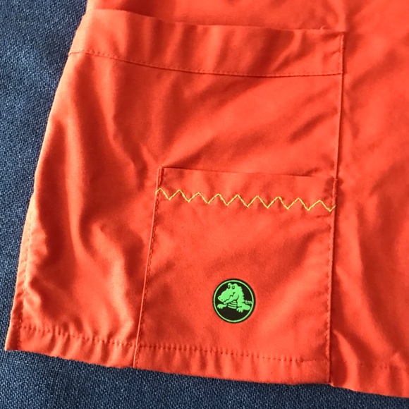 Crocs Medical Scrubs Uniform Women’s S Small Burnt Orange Top & Bottom - Picture 7 of 10